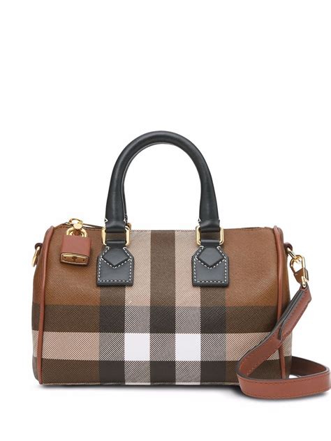 burberry check bowling bag|burberry check mini bowling bag.